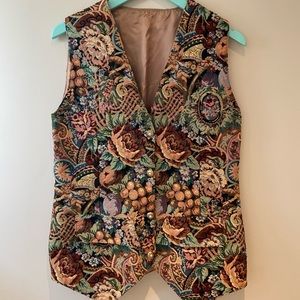 Vintage Brocade Vest
